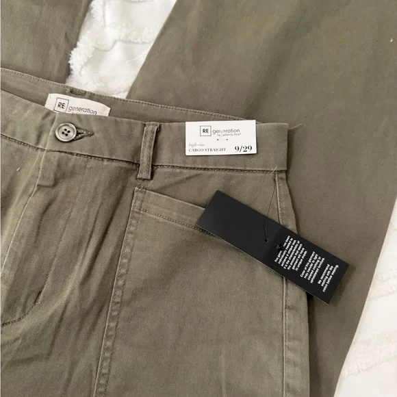 Olive Re Generation Cargo Jeans - Picture 2 of 12